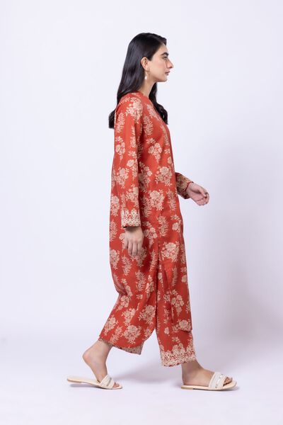 Embroidered | Heavy Textured Cotton | Pants | USD 4.50