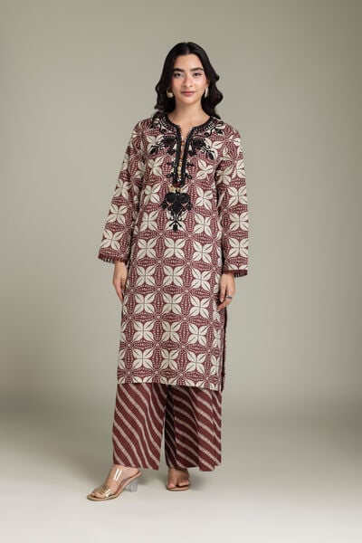Embroidered | Light Khaddar | Fabrics 2 Piece | Top and Bottom | USD 35.00
