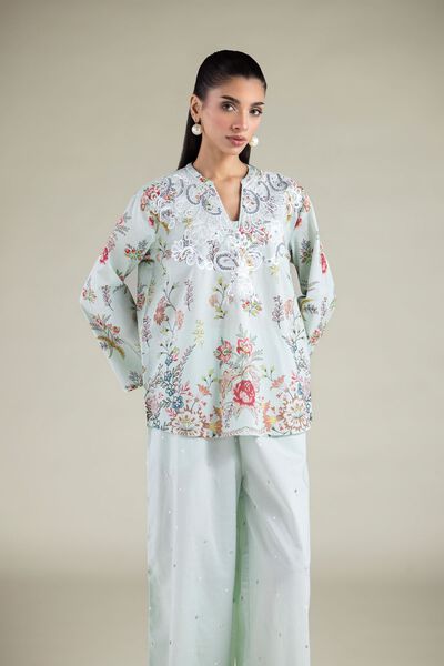 Embroidered | Cambric | Tunic | USD 21.00