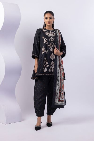Embroidered | Cotton Dobby | Pants | USD 6.00