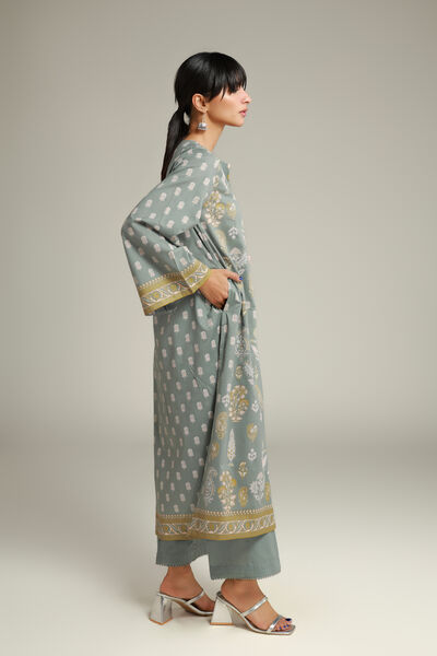 Printed | Cambric | Mint Cambric Pants | USD 25.00