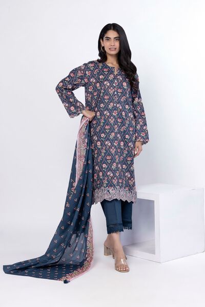 Embroidered | Lawn | Fabrics 3 Piece | USD 45.00