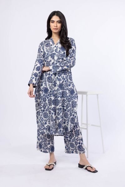 Printed | Ripple Crinkle | 2 Piece Co-ord Set | USD 43.00