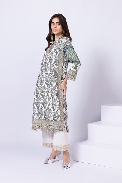 Embroidered | Russian Raw Silk | Pants | USD 9.00