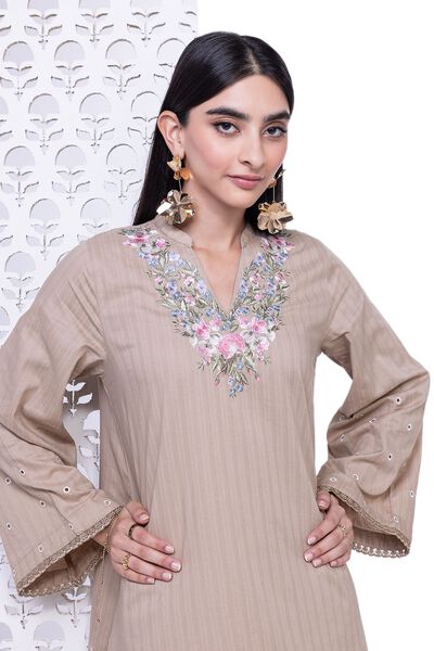 Embroidered | Textured Dobby Cotton | Kurta | USD 10.50