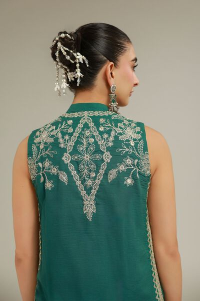 Embroidered | Raw Silk | Kurta | USD 18.00