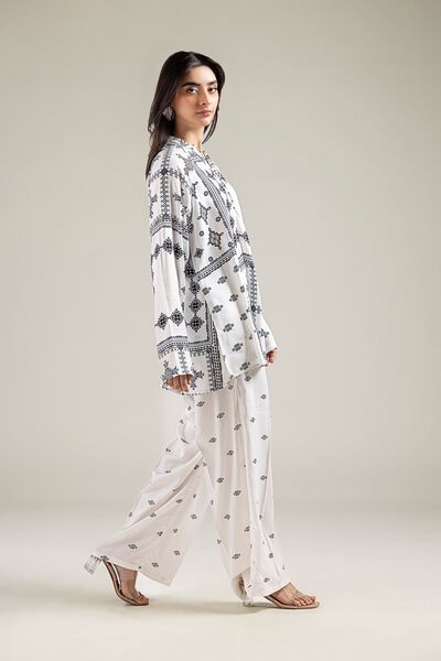 Embroidered | Viscose Crepe | Trousers | USD 9.00