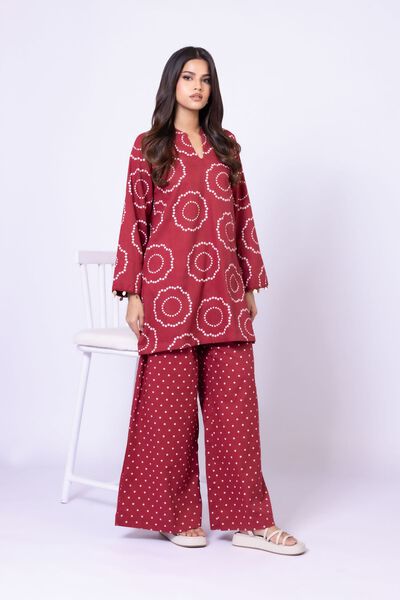 Printed | Heavy Textured Cotton | Pants | USD 20.00