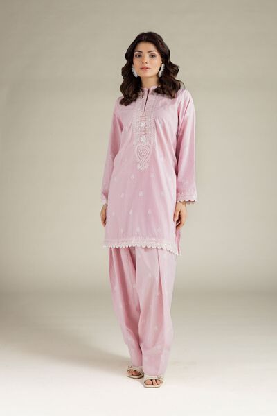 Embroidered | Cotton Dobby | Fabrics 2 Piece | Top and Bottom | USD 40.00