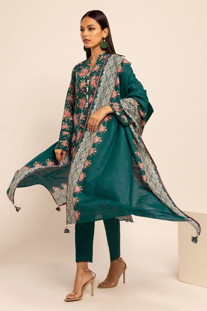 Printed | Light Khaddar | Fabrics 3 Piece | null