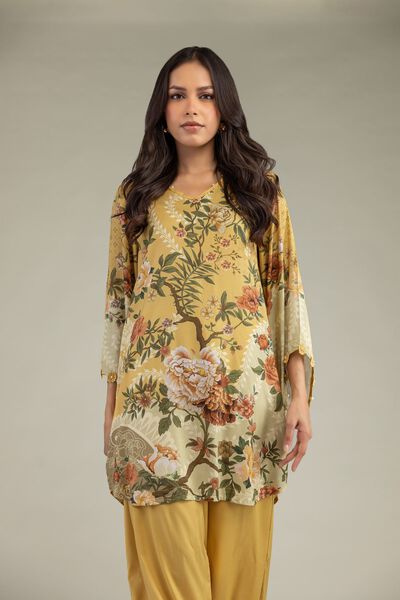 Printed | Viscose | Short Floral Kurta | USD 35.00