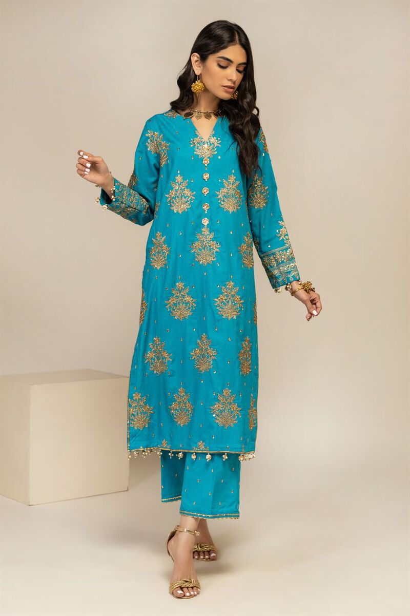 Buy Kurta Embroidered 19.80 USD 1001793610 Khaadi Global