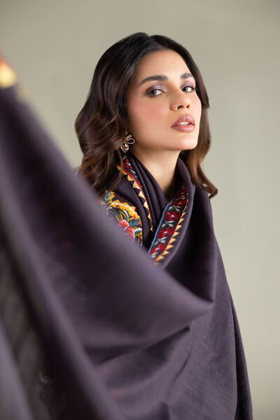 Embroidered | Textured Cotton | Floral Tassel Dupatta | USD 30.00