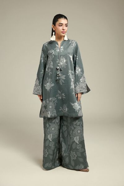 Printed | Satin | Fabrics 2 Piece | USD 40.00