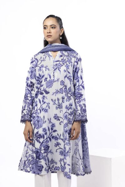 Embroidered | Cotton | Fabrics 3 Piece | USD 35.00