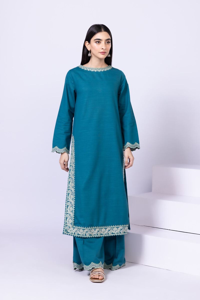 Embroidered | Khaddar | Kurta | USD 10.50