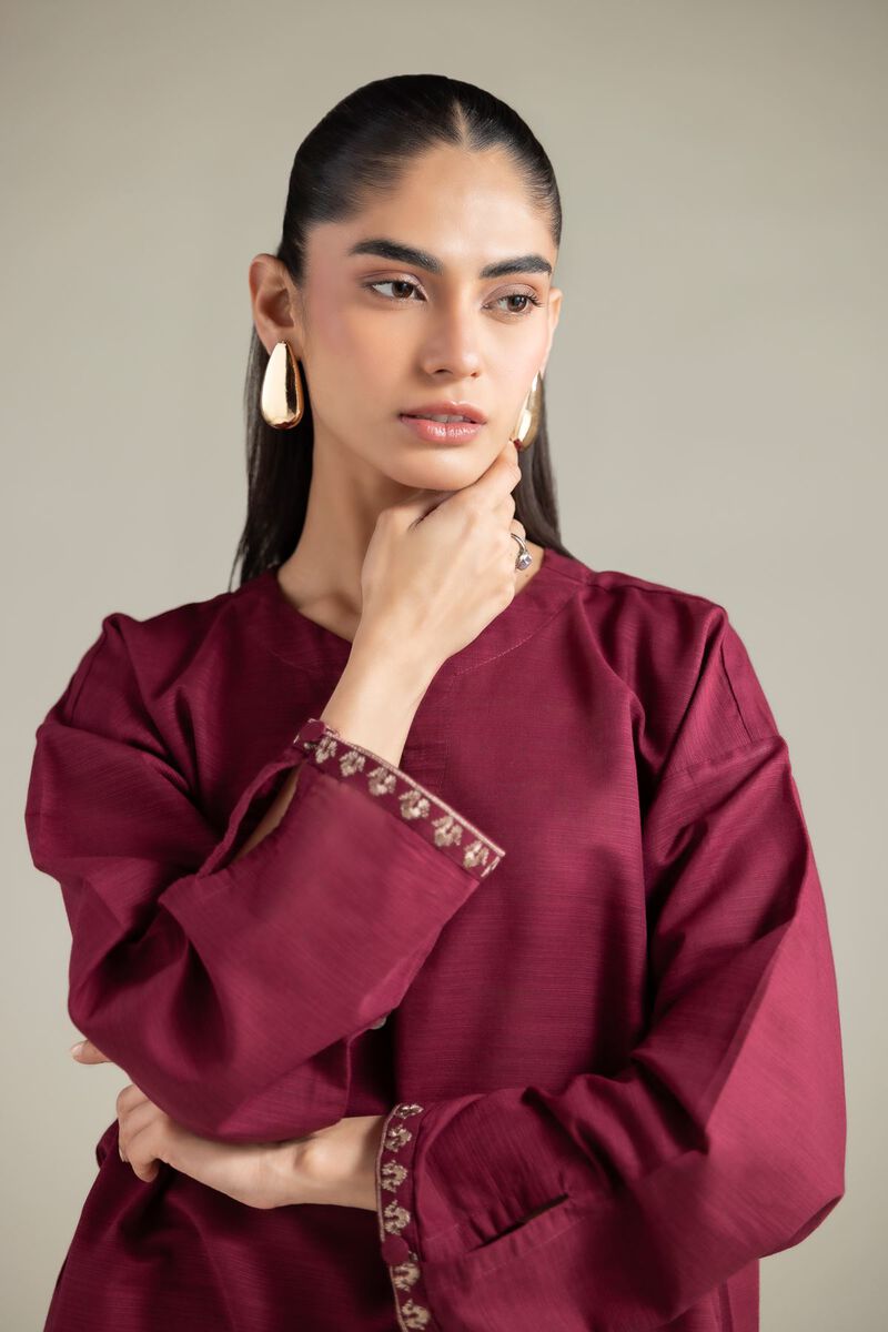 Embroidered | Textured Cotton | Kurta | USD 10.50