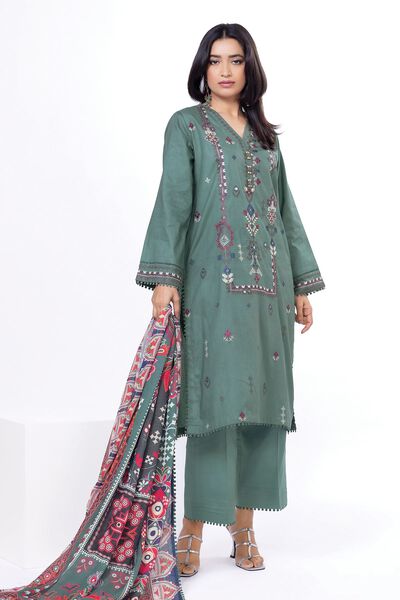 Embroidered | Dobby | Fabrics 3 Piece | USD 50.00
