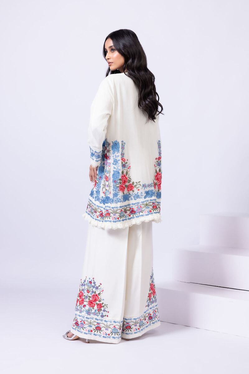 Embroidered | Polyester Crinkle Chiffon | Kurta | USD 24.00