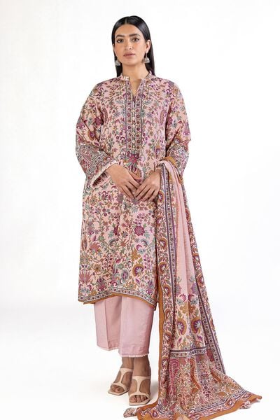 Printed | Cambric | Fabrics 3 Piece | USD 20.00