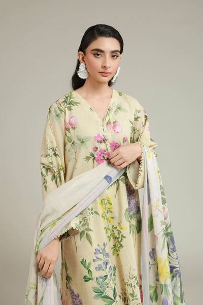 Printed | Messuri | Fabrics 3 Piece | USD 40.00