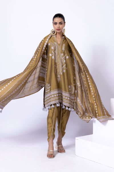 Embroidered | Raw Silk | Shalwar | USD 6.00