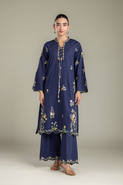 Embroidered | Light Khaddar | Fabrics 2 Piece | Top and Bottom | USD 40.00
