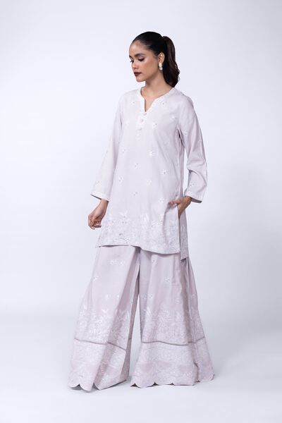 Embroidered | Russian Raw Silk | Pants | USD 80.00