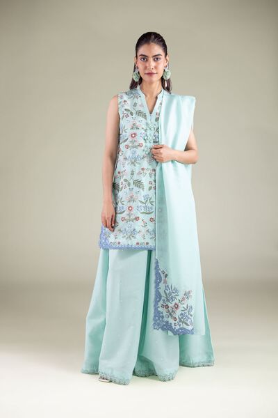 Embroidered | Mesuri | Summer Relaxed Pants | USD 13.50