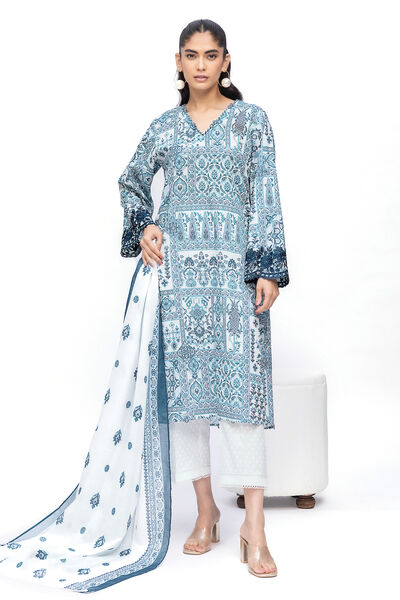 Embroidered | Lawn | Fabrics 3 Piece | USD 40.00