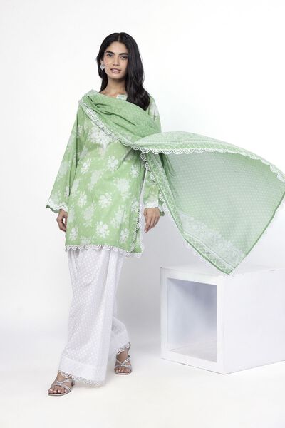 Embroidered | Lawn | Fabrics 3 Piece | USD 40.00