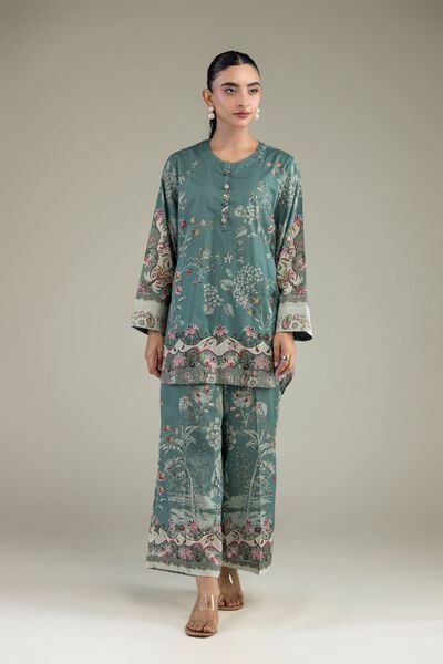Printed | Cambric | Floral Cambric Pants | USD 30.00