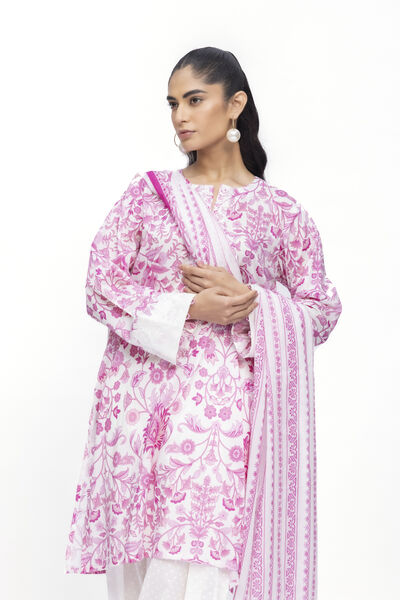 Embroidered | Lawn | Fabrics 3 Piece | USD 45.00