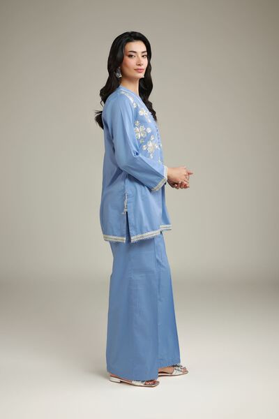 Embroidered | Cambric | Cambric Summer Pants | USD 25.00