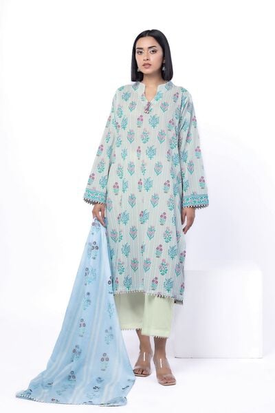 Printed | Cotton | Tailored 3 Piece | USD 45.00