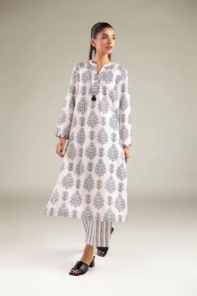 Printed | Cambric | Vertical Striped Pants | USD 7.50