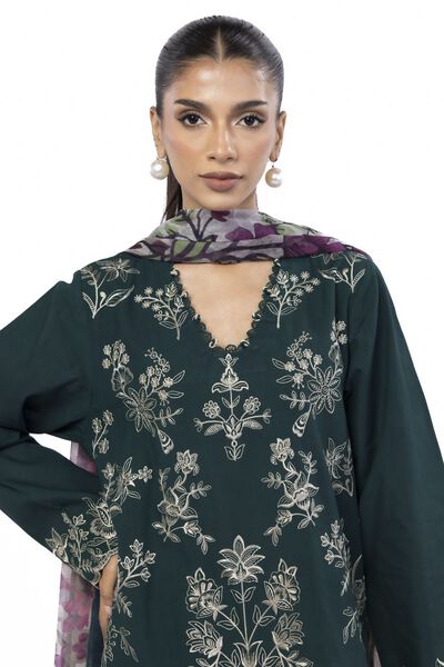 Embroidered | Cambric | Fabrics 3 Piece | USD 45.00