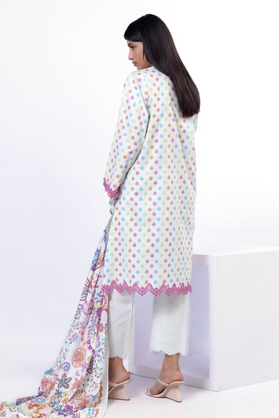 Embroidered | Lawn | Fabrics 3 Piece | USD 20.00