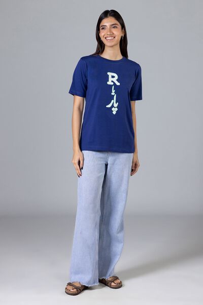 Embroidered | Cotton Jersey | T-shirt | USD 4.50