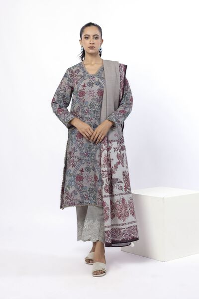 Embroidered | Light Khaddar | Tailored 3 Piece | USD 50.00