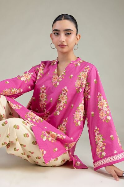 Printed | Cambric | Floral Cambric Kurta | USD 35.00