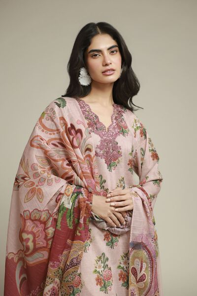 Embroidered | Mesuri | Fabrics 3 Piece | USD 45.00