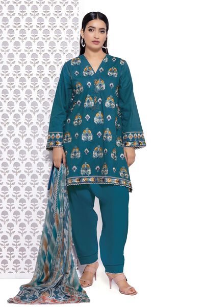 Embroidered | Crosshatch | Fabrics 3 Piece | USD 15.00