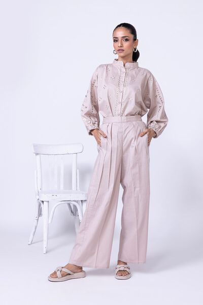 Dyed | Crosshatch Poplin | Trousers | USD 6.00