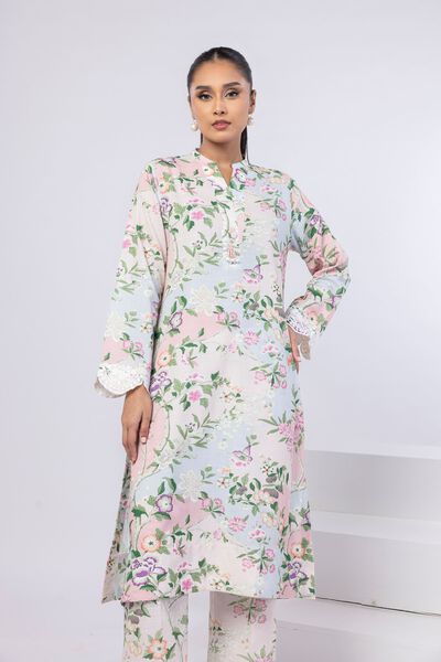 Embroidered | Dull Raw Silk | Kurta | USD 35.00