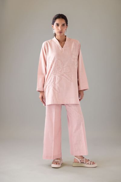 Dyed | Heavy Textured Cotton | Pants | USD 20.00