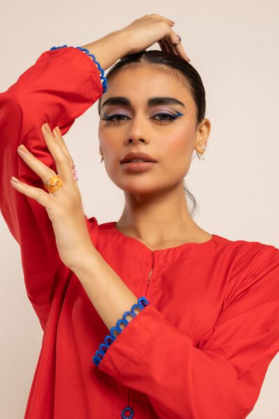 Kurta, RED, hi-res