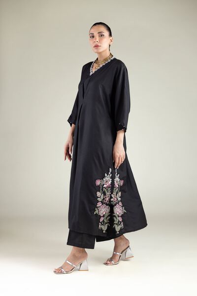 Embroidered | Raw Silk | All-Season Regular Pants | USD 30.00