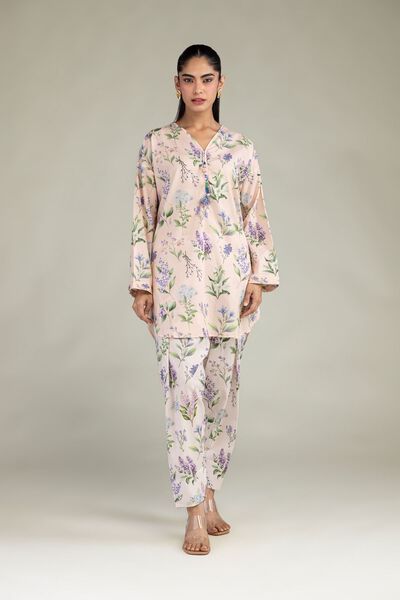 Printed | Cotton Viscose | Floral Pastel Shalwar | USD 30.00