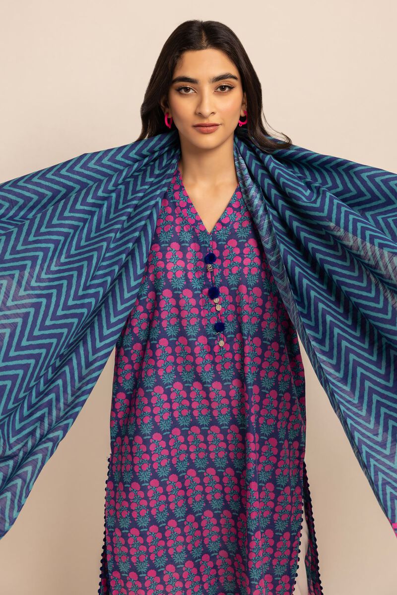 Khaddar | Printed | Fabrics 2 Piece | Top Dupatta | null